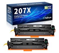 Halloya Tóner 207X con Chip Compatible con HP 207A 207X