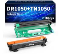 Halloya - Tóner + tambor compatible con TN-1050 TN1050 para Brother DCP-1510 DCP-1610W DCP-1612W DCP-1512 para MFC-1910W MFC-1810 HL-1110 HL-1212W HL-1210W HL-1112(TN1050+DR1050)