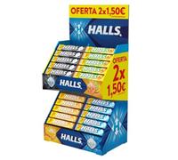 Halls - Caramelos Duros Mentolados; Original y Miel y Limón 15 Sticks, Extra Strong y Citrus 10 Sticks - 1600 Gramos