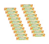 Halls® | Caramelos Refrescantes Sin Azúcar | Halls® Citrus Limón Naranja Lima | Caramelos Sabor Cítricos con Vitamina C - 20 Piezas (640 Gr)