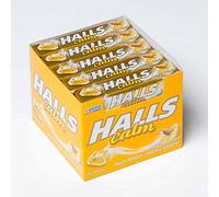 Halls Caramelos Sabor Miel y Limon, sin azúcar, 20 paquetes/ 10 caramelos