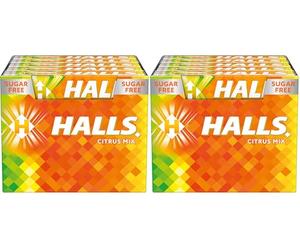 Halls Cítrico - Caramelo duro - Caja con 20 Sticks de 32 g (Paquete de 2)