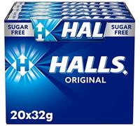 Halls Eucalipto - Caramelo duro - Caja con 20 Sticks de 32 g