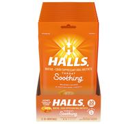 Halls Garganta La tos calmante para la tos 12 bolsas de 30 gotas (360 gotas totales)