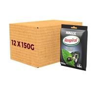 Halls Respiral Caramelos Refrescantes Sabor Regaliz y Mentol, Sin Gluten, Pack de 12 Ud de 150 g