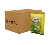 Halls Respiral Caramelos Sabor Limón y Mentol, Pack de 12 Bolsas de 150 g | Caramelos con sabor a limón y mentol, perfectos para disfrutar de frescor en cualquier momento