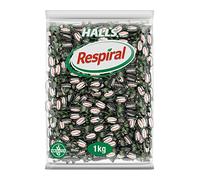 Halls Respiral Caramelos Duros Refrescantes Sabor Regaliz y Mentol Sin Gluten - Bolsa Grande 1kg