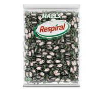 Halls Respiral Caramelos Sabor Regaliz y Mentol, Bolsa de 1 Kg | Caramelos con sabor a regaliz y mentol, perfectos para disfrutar de frescor en cualquier momento