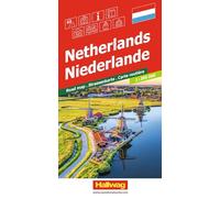 Hallwag Strassenkarte Niederlande 1:200.000: Inkl. Stadtpläne, Ortsverzeichnis und Reiseinformationen (Road maps)