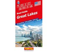 Hallwag Strassenkarte USA, Great Lakes 1:1 Mio.: Mit Chicago, Detroit, Niagara Falls, Isle Royale. Inkl. Stadtpläne, Ortsverzeichnis und Reiseinformationen: 3 (USA Road guides)