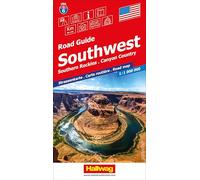 Hallwag Strassenkarte USA, Southwest 1:1 Mio.: Mit Southern Rockies, Canyon Country. Inkl. Stadtpläne, Ortsverzeichnis und Reiseinformationen: 6 (USA Road guides)