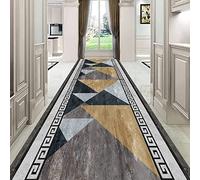 Hallway Runner Rug, Long Ultra Soft Kitchen Runner Rug, Rustic Farmhouse Style Hallway Entryway Floor Mat, Living Room Kitchen Long Runner Rug, Hardwearing Non Slip Carpet Pad for Mudroom & Front Door