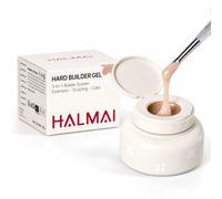 HALMAI Builder Gel 30g, UV Cured Base for Nail Extension&Strengthening | Large capacity,Slow flow for easy sculpting,Low heat curing,Mild gentle formula,Flip-top design,Salon & Home Use
