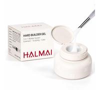 HALMAI Builder Gel 30g, UV Cured Base for Nail Extension&Strengthening | Large capacity,Slow flow for easy sculpting,Low heat curing,Mild gentle formula,Flip-top design,Salon & Home Use