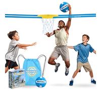 HALO Ball Aro de Baloncesto portátil con Altura Ajustable, Juego Flotante al Aire Libre en la Playa, césped, Patio, Piscina, Hierba, Nuevo Deporte para niños, niñas, Familia