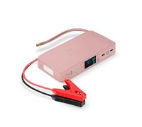 HALO Bolt Air +, arrancador portátil para vehículo, compresor de aire y banco de energía con pantalla digital, rosa