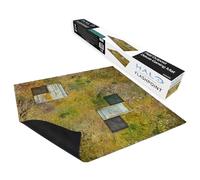Halo: Flashpoint - Field Outpost Deluxe Gaming Mat by Mantic Games - Full-Color Neoprene Play Surface with Non-Slip Rubber Backing - Official Halo Tabletop Accessory