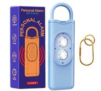 Halo Siren Alarm for Women Keychain, Compact Personal Safety Alarm with Strobe Light, 130dB Safety Keychain Alarms for Running,Travel,Night Use