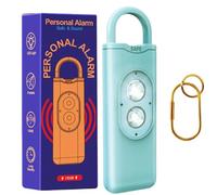 Halo Siren Alarm for Women Keychain, Compact Personal Safety Alarm with Strobe Light, 130dB Safety Keychain Alarms for Running,Travel,Night Use
