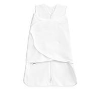 HALO® Sleep Sleepsack® Swaddle, 1.5 TOG 100% algodón Blanco Swaddle, Manta para bebé recién Nacido, Unisex para niños y niñas, 3-6 Meses