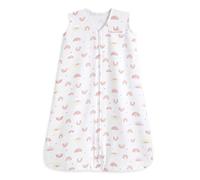 HALO Sunshine Rainbows - Saco de Dormir para bebé (100% algodón, para recién Nacido, 0,5 TOG, 6 a 18 Meses), Color Negro (4789)