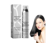 Halo-Vida instantáneamente champú seco volumizante de refrescos, champú seco anti-frizz portátil de 150 ml, absorción de aceite instantáneo, hidratación para la playa de viaje de rescate grasiento