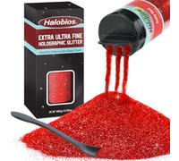 Halobios Purpurina fina, 180 g, rojo rubí