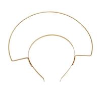 Halocrown - Diadema barroca para la cabeza, diadema de Diosa del Sol, diadema barroca para bricolaje, kit de bricolaje