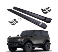 HALOD 2 Piezas Faldones Laterales del Coche para Ford Bronco 2 Door 2020-2022 2023,Estribos, faldones Laterales y Barras Laterales compatibles con automóvilesi