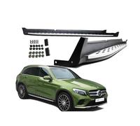HALODE 2 Piezas Faldones Laterales del Coche para Mercedes GLC X253 + Coupe C253 2015-2019 Estribos, faldones Laterales y Barras Laterales compatibles con automóvilesi