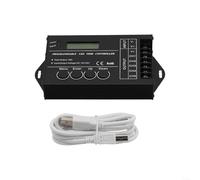 HaloModora TC420 programable para Controlador de Tiempo para iluminación LED con Salida de 5 Canales DC12 24V Compatible con RGBW y Sistemas LED monocromáticos en Diversos escenarios de iluminación