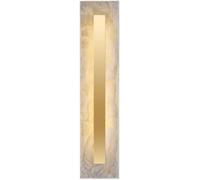 HALOPNCT Luz de Pared latón Moderno con lámpara de tocador de la Barra de iluminación de Acento de mármol Blanco Natural para el baño y el Pasillo (60 cm 23.6 Pulgadas)