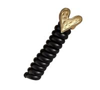 Haloppe Cable telefónico sin dolor de cabeza Scrunchie Cola de caballo alta Pequeña espiral para el cabello Línea en espiral Tocado Esta corbata resistente al agua está diseñada para reducir las