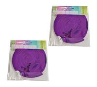 Haloppe Juego de 12 colgantes de fiesta coloridos de doble hélice para decoración de puerta, decoraciones colgantes en espiral para cumpleaños, Año Nuevo, color morado
