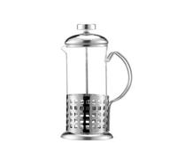 Haloppe Tetera compacta de flujo de agua precisa de 350 ml con filtro de prensa con mango antiquemaduras, cafetera portátil de acero inoxidable para el hogar y la cocina A