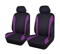 HALOUJQK Fundas de Asiento Delantero de Coche para Mitsubishi ASX 2015-2020, Fundas para Asientos Delanteros y Reposacabezas de Coche, Accesorios Interiores,A-Purple