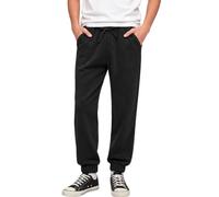 Haloumoning Pantalones Jogger de Pana con Bolsillos para niño | Pantalones casuales de pana de corte cómodo con puños y bolsillos para niño