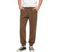 Haloumoning Pantalones Jogger de Pana con Bolsillos para niño | Pantalones casuales de pana de corte cómodo con puños y bolsillos para niño