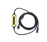 HaloVerde Cable de programación USB SC09 FX para PLC serie FX, compatible con selecciones FX1S FX1N FX2N FX3U, cable PLC USB a 8 pines con anillo magnético y cubierta flexible