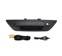 HaloVerde Cámara de estacionamiento con manija de Maletero con tecnología de Imagen CCD Vista Amplia de 170 Grados Carcasa con clasificación IP66 Soporte para metodo de TV NTSC (Negra)