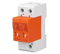 HaloVerde DC Swell Protector 2P 500V 20kA 40kA con Montaje en riel de 35 mm, un Dispositivo Protector con Alarma Visual para Sistemas de energía Solar fotovoltaica