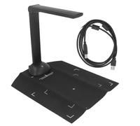 HaloVerde Escáner de Documentos para Libros con cámara de 8 MP, resolución de 3672 x 2856, diseño Plegable portátil con luz de Relleno LED, admite tamaño A3 y A4 para Oficina y