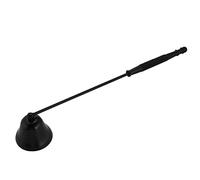 HaloVerde Extintor de velas en forma de campana, herramienta para apagar velas de acero inoxidable para apagar suavemente las mechas de las velas y mantener una atmósfera libre de (Black)