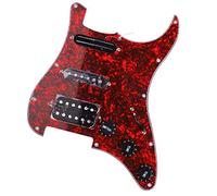 HaloVerde Golpeador de guitarra eléctrica con pastillas de bobina simple y doble, conjunto de golpeador cargado precableado con 1 volumen, 2 perillas de tono e interruptor de 5