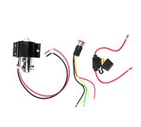 HaloVerde Kit de bloqueo de línea de freno con válvula solenoide de acero inoxidable de 12-24 V para control de rollo, soporte de colina para modificación automática de calle y