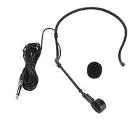 HaloVerde Micrófono de Diadema con transductor dinámico para Sonido HiFi, Cable de 5 m de Largo, micrófono con Gancho para la Oreja con Conector de 6,35 mm para Sistemas de