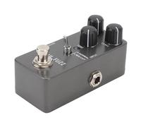 HaloVerde Pedal Fuzz para guitarra eléctrica con derivación de pérdida de tono mínima y pedal Fuzz de consumo de corriente de 10 mA con control de ganancia de tono de volumen para