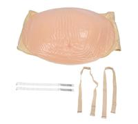 HaloVerde Vientre falso elástico para cosplay con cierres de gancho y bucle segmentados para entretenimiento/ocio, un cómodo vientre falso de silicona con material respetuoso con (six to seven months)