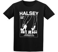 Halsey 'Hot Mess' T Shirt Funny Top Graphic tee for Men Black 3XL