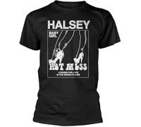 Halsey 'Hot Mess' T-Tshirts Camisetas y Tops - New & ! Black(XX-Large)